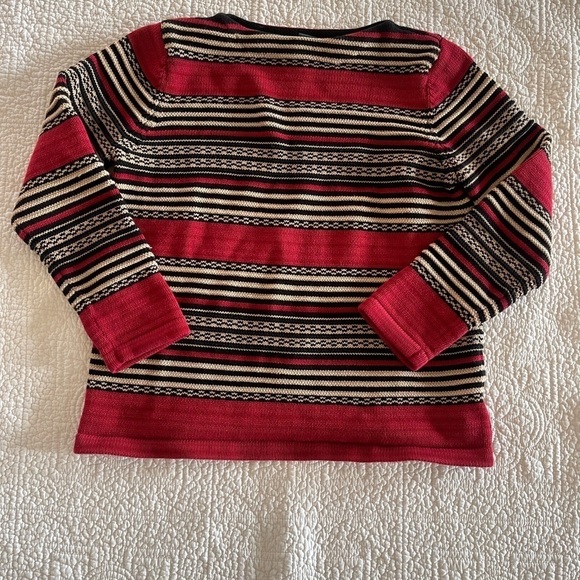 Lauren Ralph Lauren Sweaters - Lauren Ralph Lauren Vintage Chunky Stripe Pullover 100% cotton Sweater
